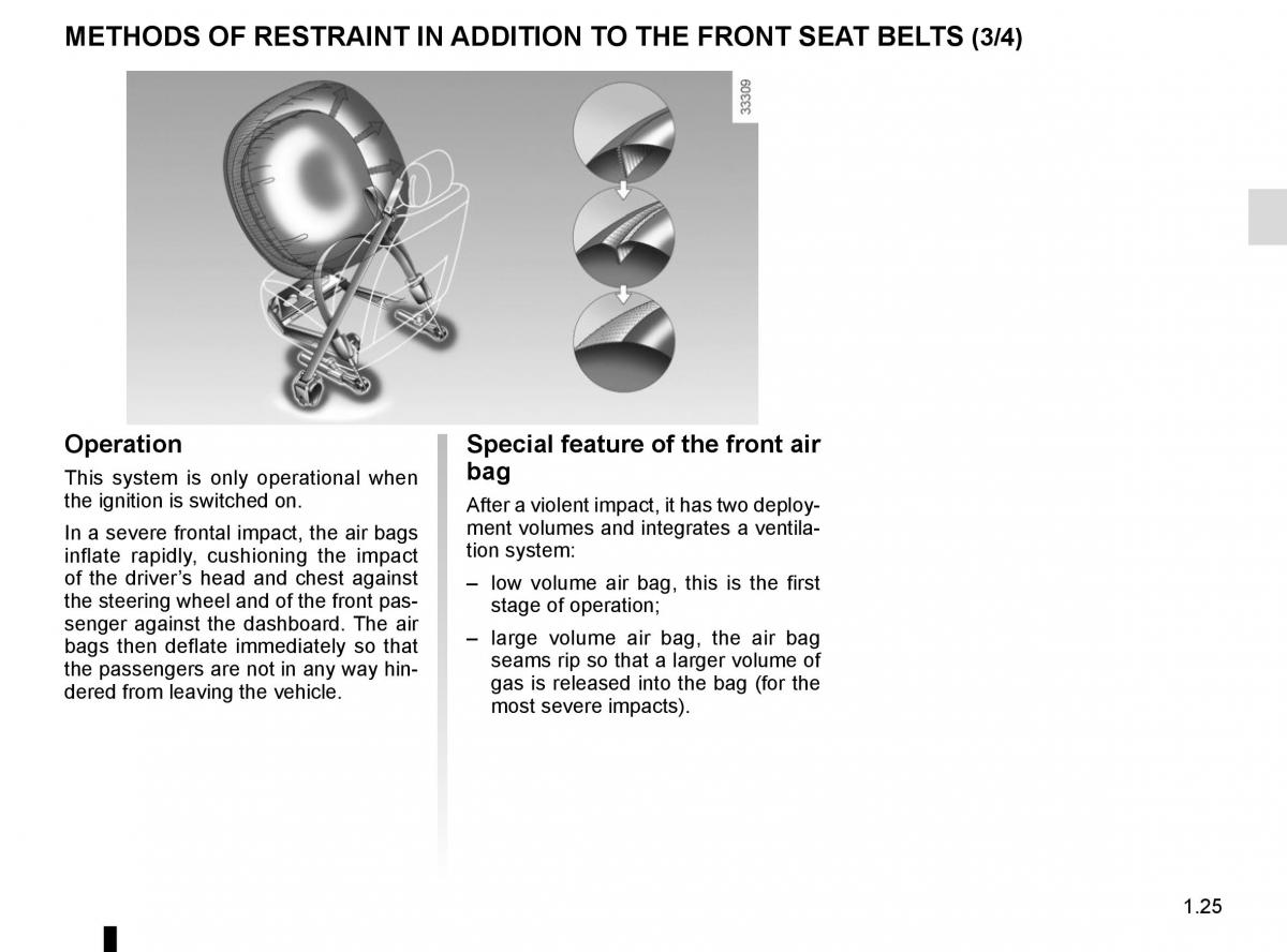 Renault Scenic III 3 owners manual / page 31