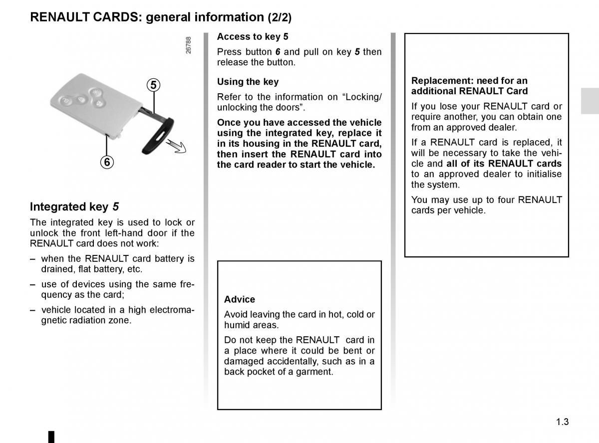Renault Scenic III 3 owners manual / page 9