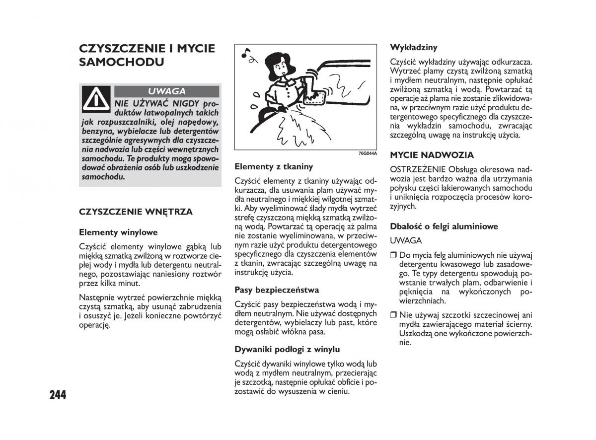 Fiat Sedici instrukcja obslugi / page 248