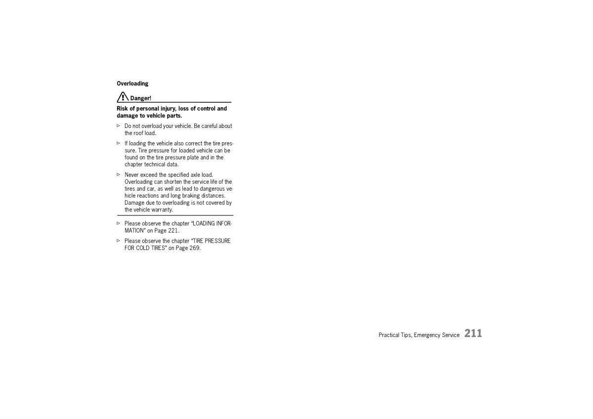 manual  Porsche Cayman owners manual / page 211