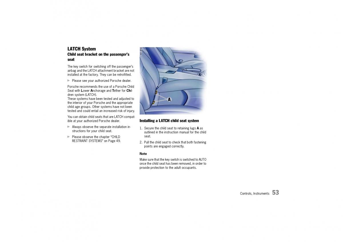 manual  Porsche Cayman owners manual / page 53