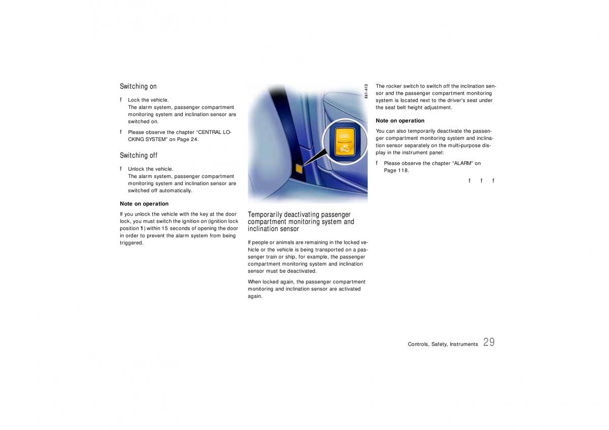 Porsche Cayenne S owners manual / page 29