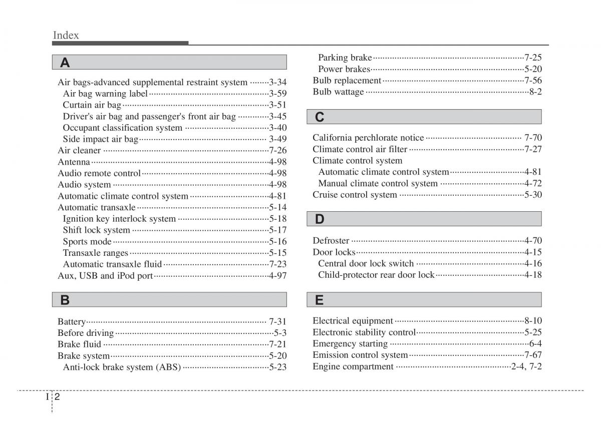 manual  Kia Optima Magentis Lotze owners manual / page 362