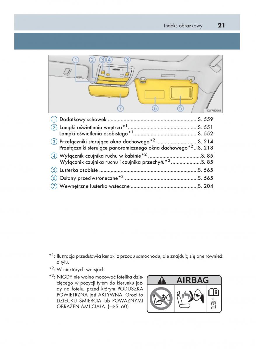 manual  Lexus RX 200t IV 4 instrukcja / page 21