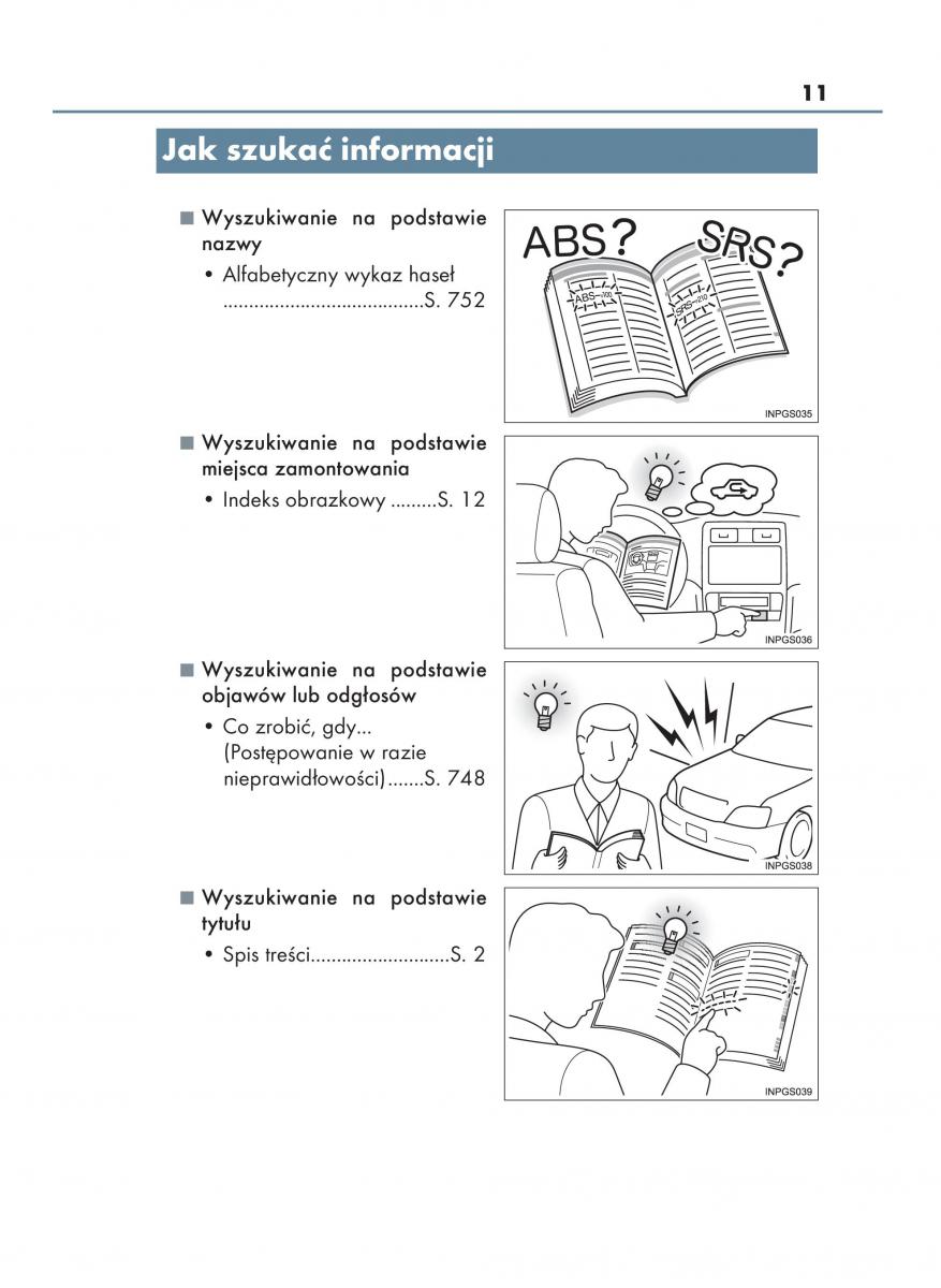manual  Lexus RX 200t IV 4 instrukcja / page 11