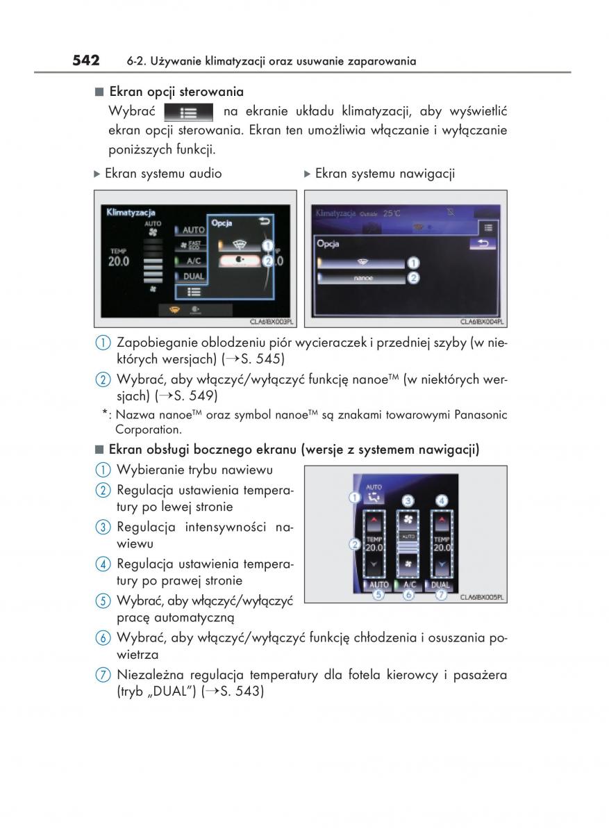 Lexus RX 450h IV 4 instrukcja obslugi / page 542