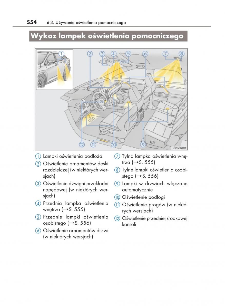 Lexus RX 450h IV 4 instrukcja obslugi / page 554