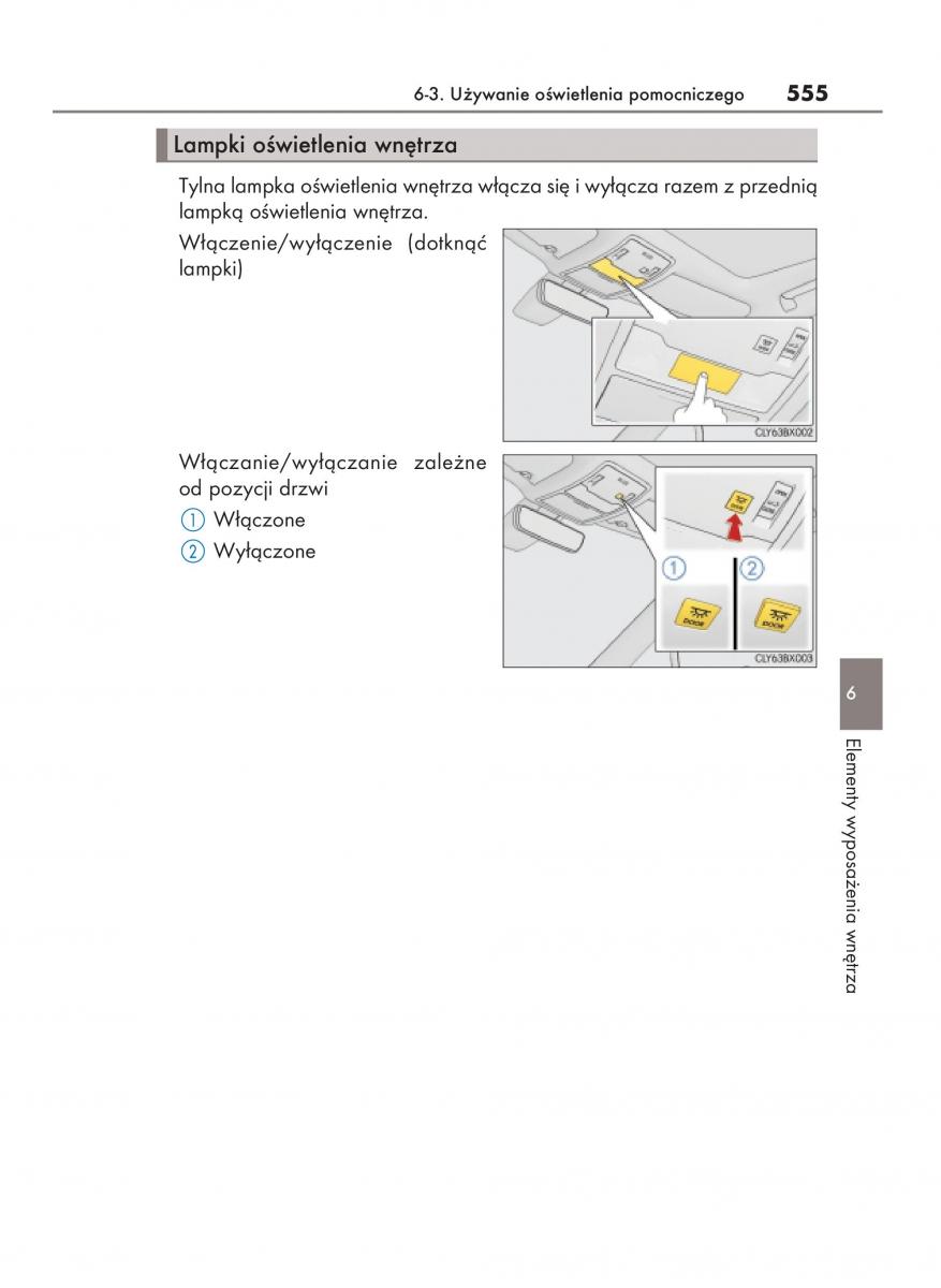 Lexus RX 450h IV 4 instrukcja obslugi / page 555