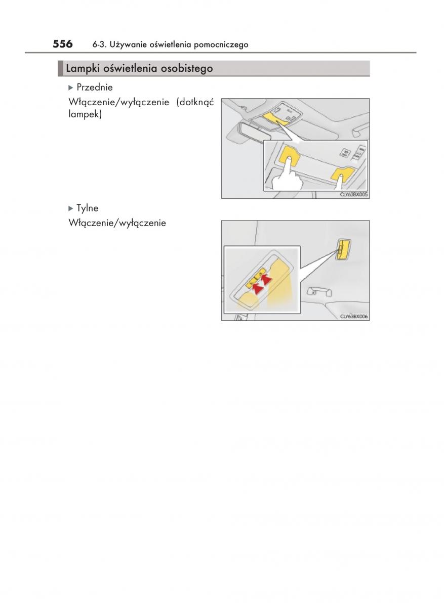 Lexus RX 450h IV 4 instrukcja obslugi / page 556