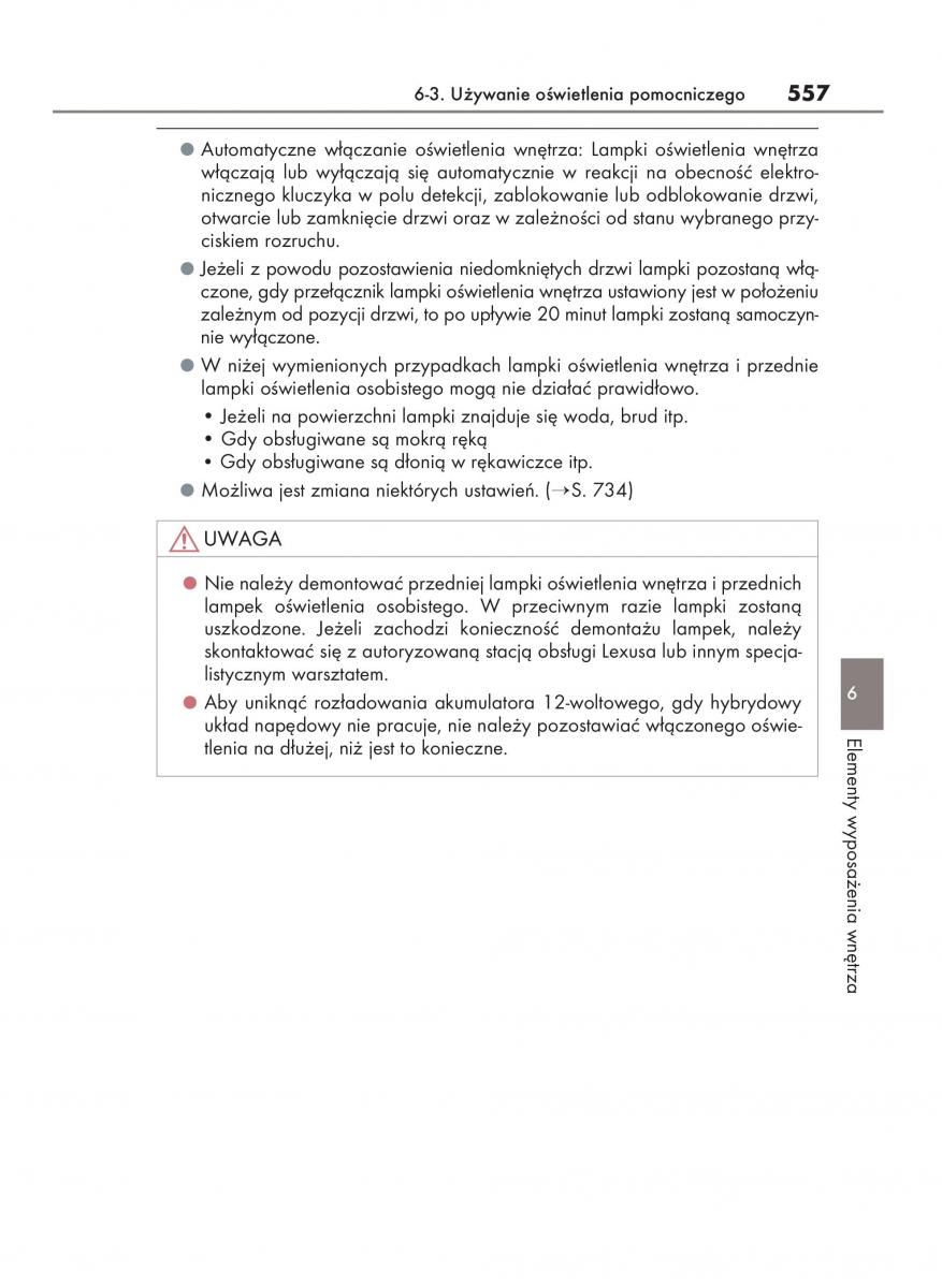 Lexus RX 450h IV 4 instrukcja obslugi / page 557