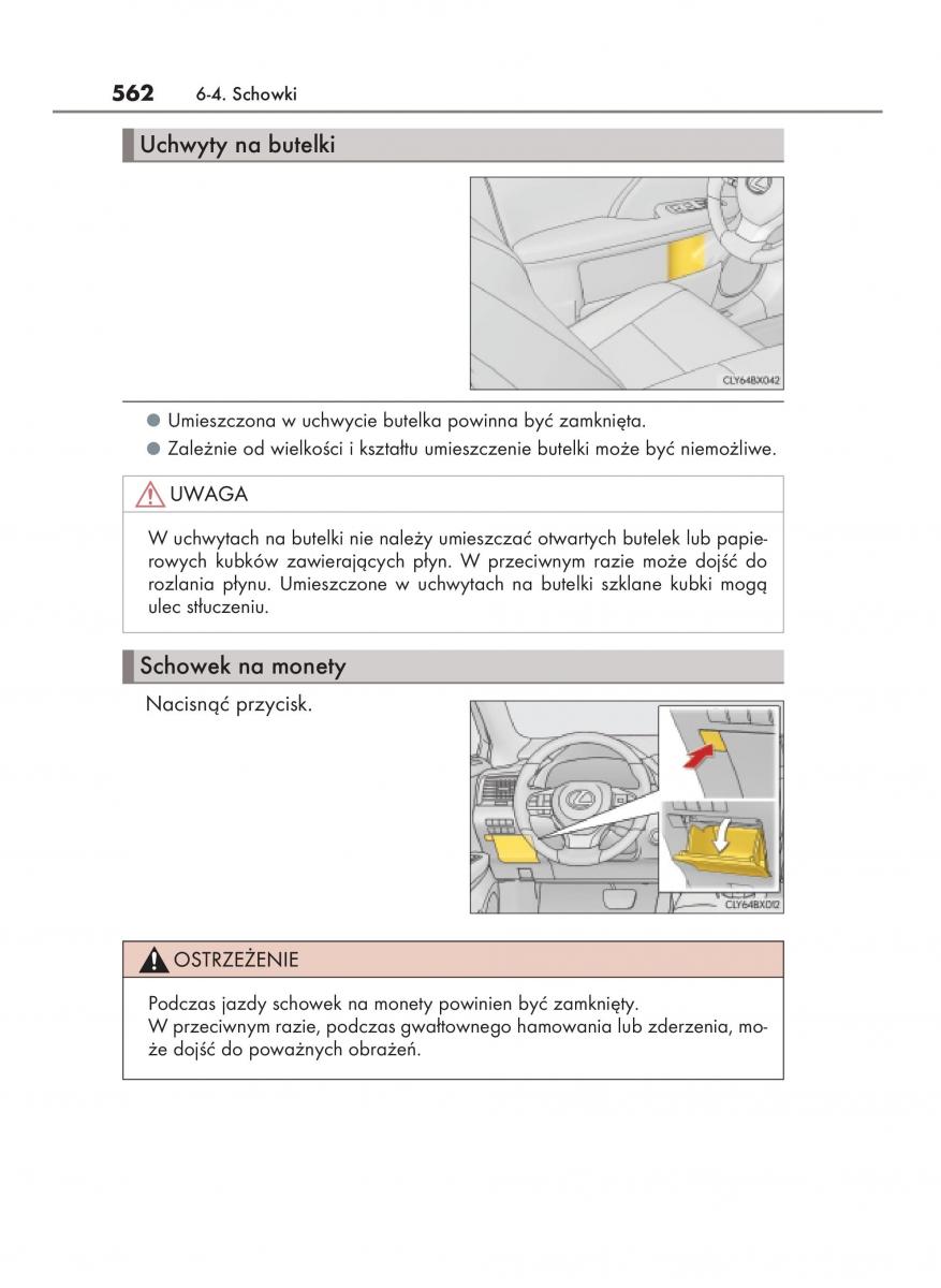 Lexus RX 450h IV 4 instrukcja obslugi / page 562