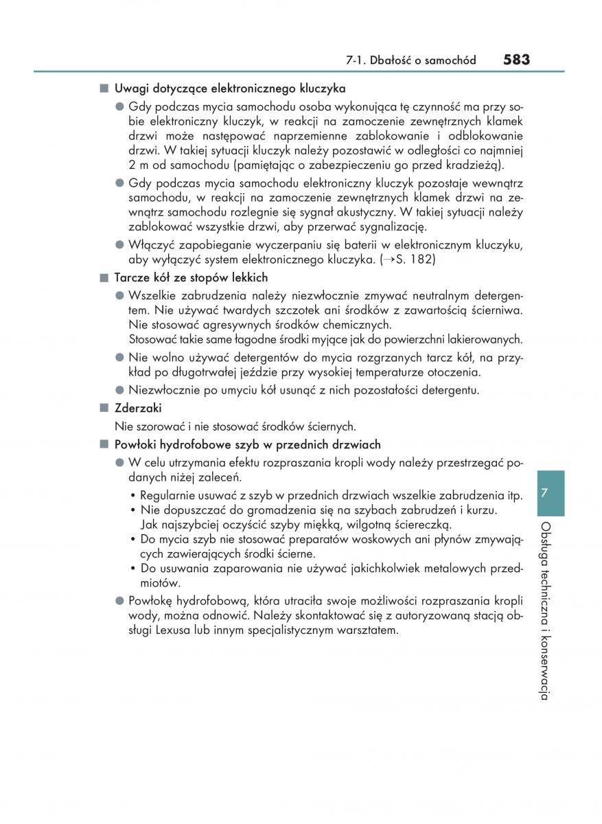 instrukcja obsługi Lexus RX Lexus RX 450h IV 4 instrukcja / page 583