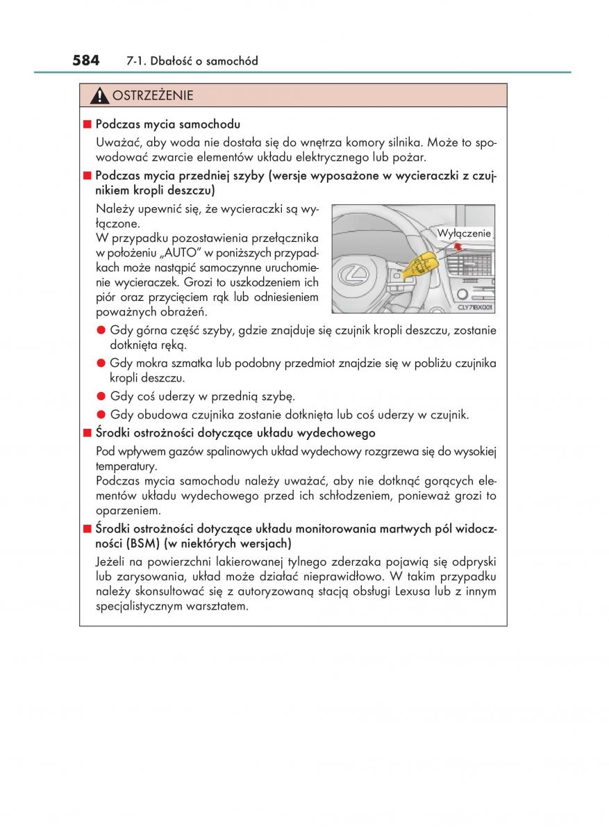 Lexus RX 450h IV 4 instrukcja obslugi / page 584