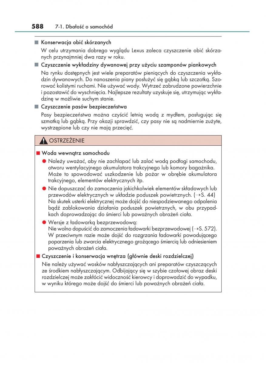 Lexus RX 450h IV 4 instrukcja obslugi / page 588