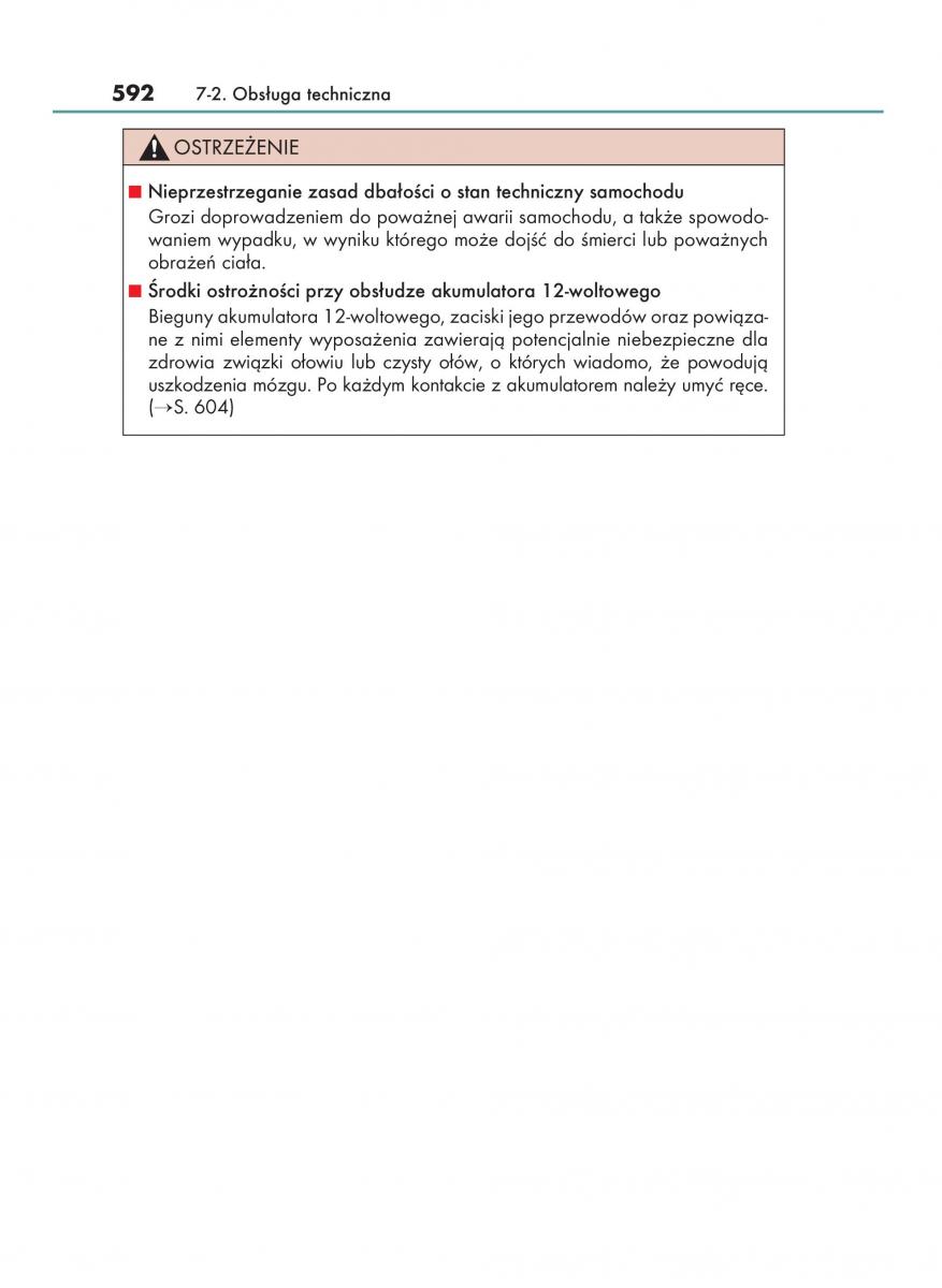 instrukcja obsługi Lexus RX Lexus RX 450h IV 4 instrukcja / page 592