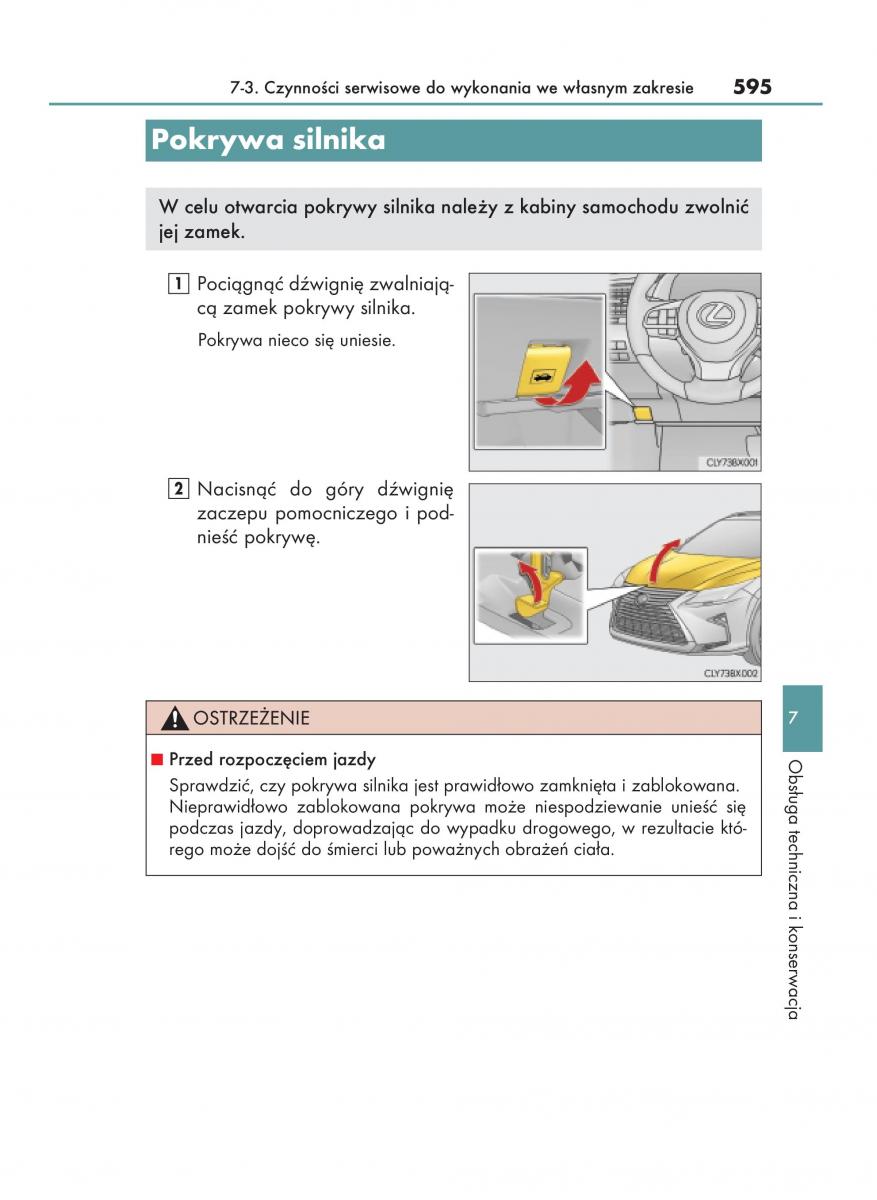 Lexus RX 450h IV 4 instrukcja obslugi / page 595