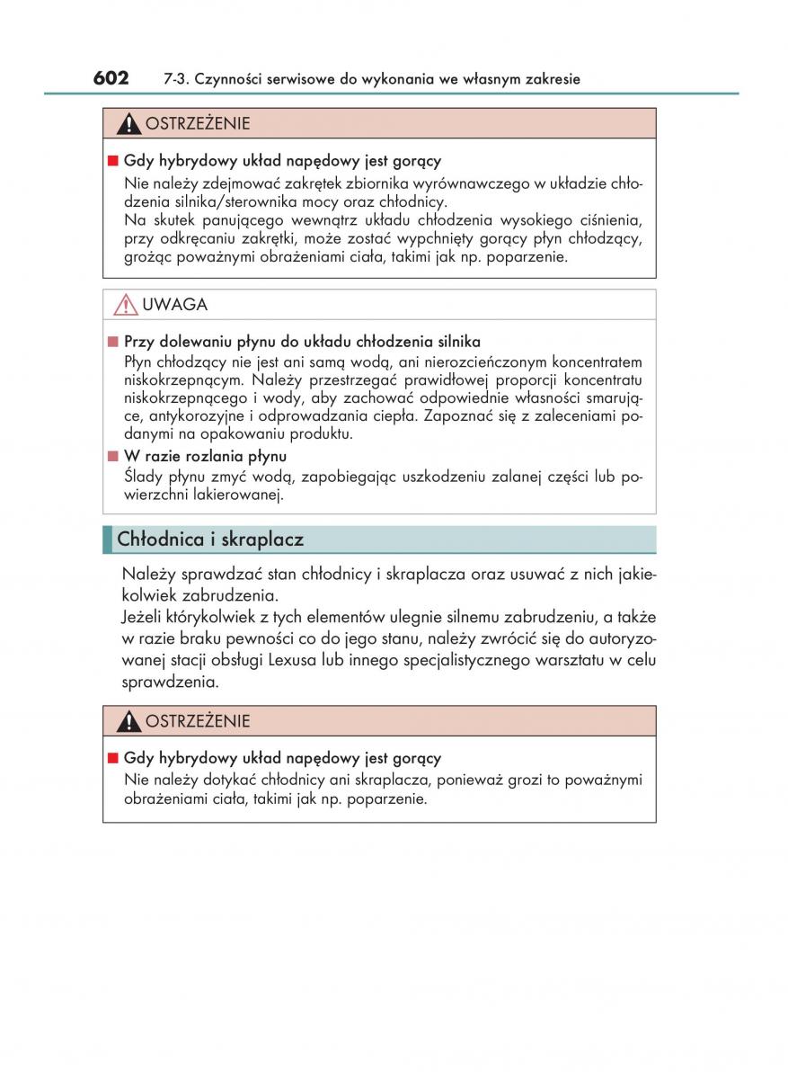 Lexus RX 450h IV 4 instrukcja obslugi / page 602