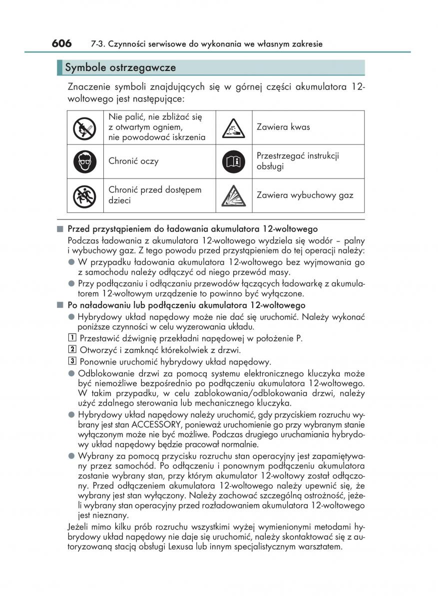 Lexus RX 450h IV 4 instrukcja obslugi / page 606