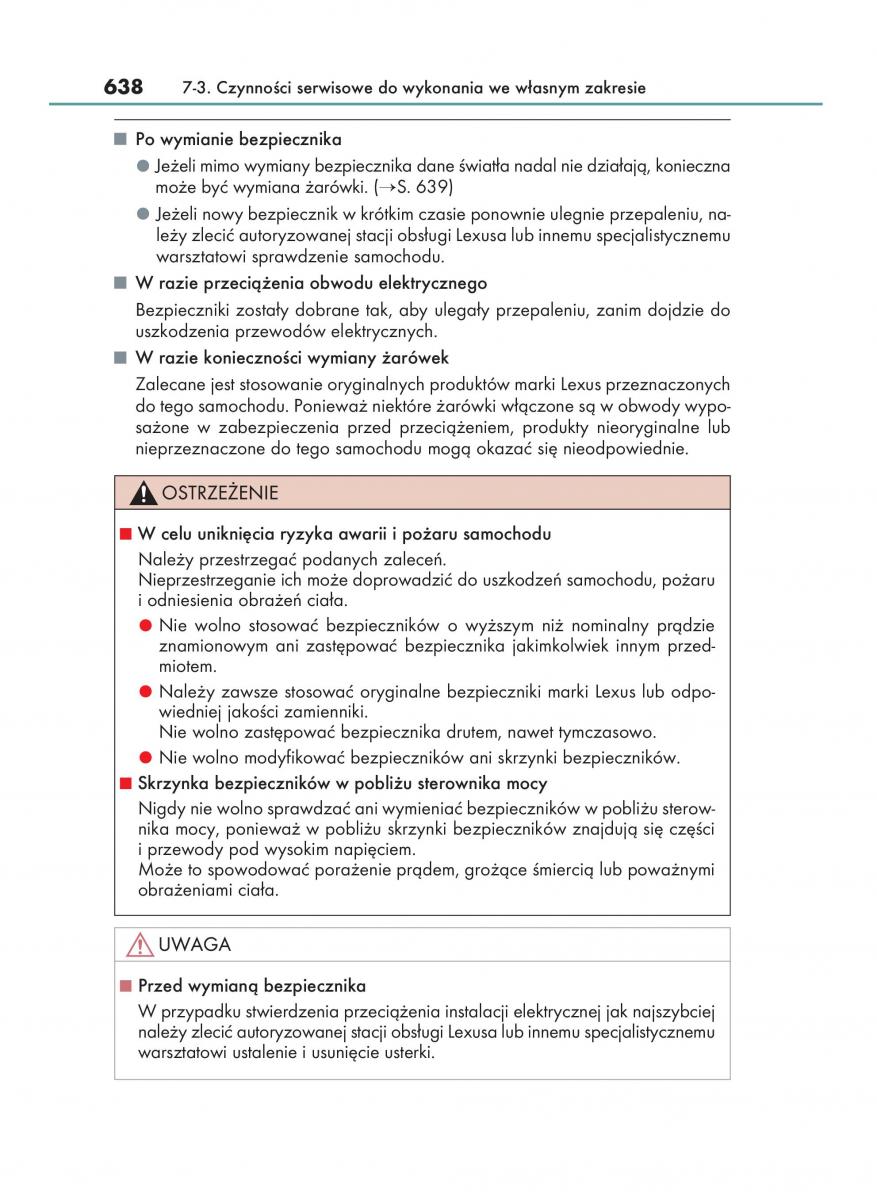 Lexus RX 450h IV 4 instrukcja obslugi / page 638