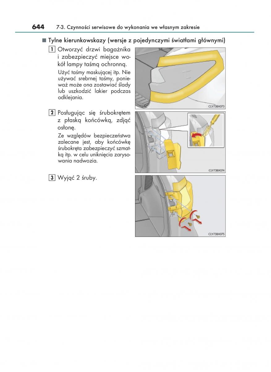 Lexus RX 450h IV 4 instrukcja obslugi / page 644