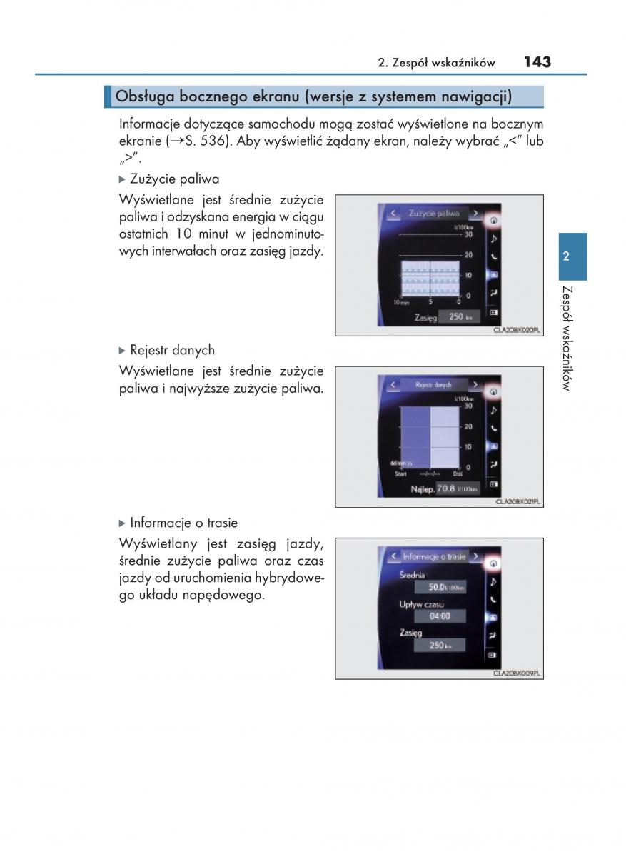 Lexus RX 450h IV 4 instrukcja obslugi / page 143