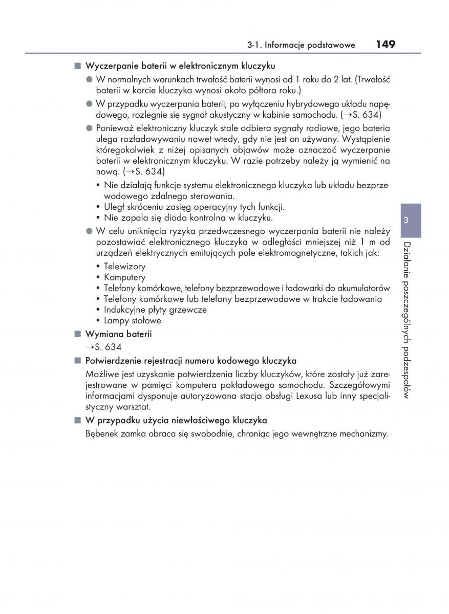 Lexus RX 450h IV 4 instrukcja obslugi / page 149