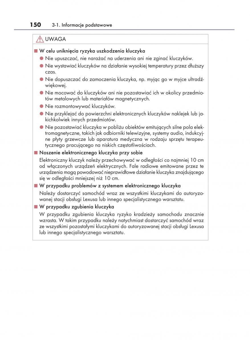 Lexus RX 450h IV 4 instrukcja obslugi / page 150