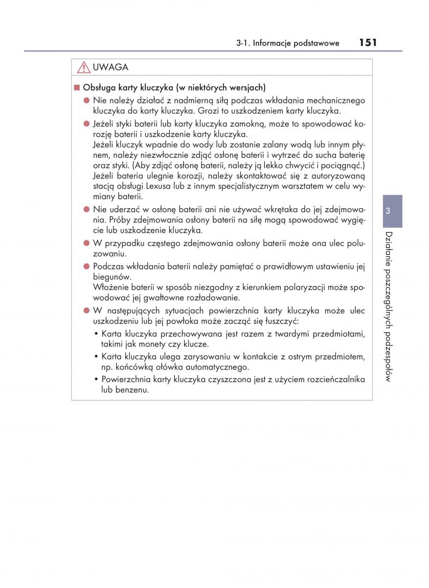 Lexus RX 450h IV 4 instrukcja obslugi / page 151