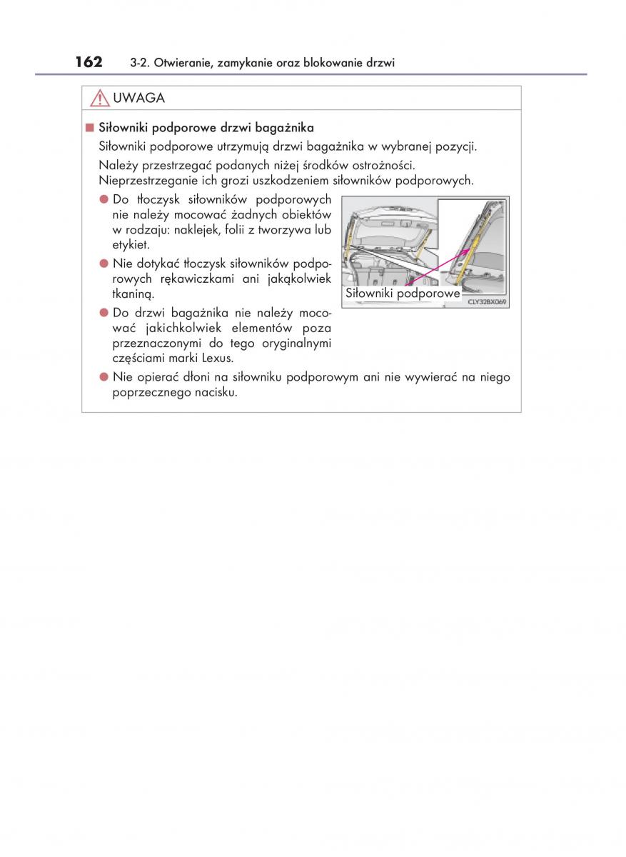 Lexus RX 450h IV 4 instrukcja obslugi / page 162