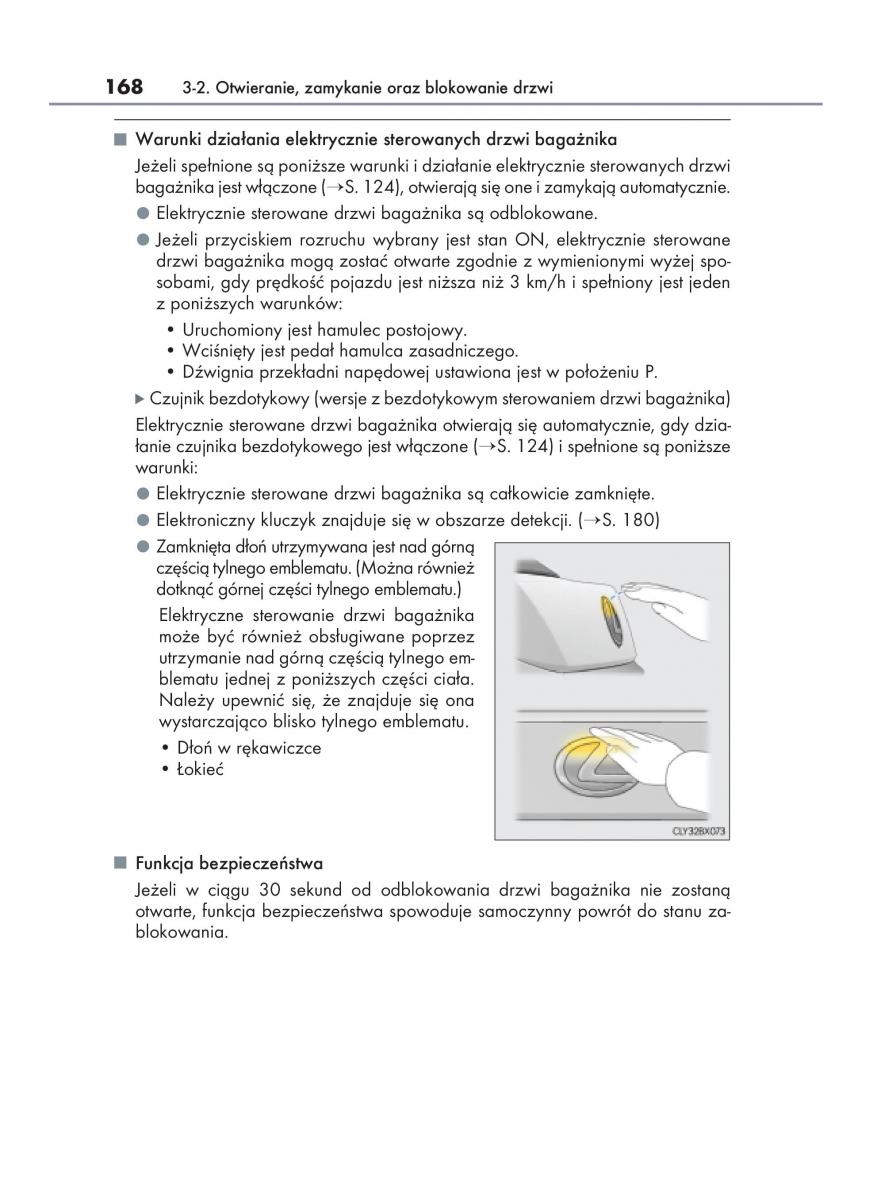Lexus RX 450h IV 4 instrukcja obslugi / page 168
