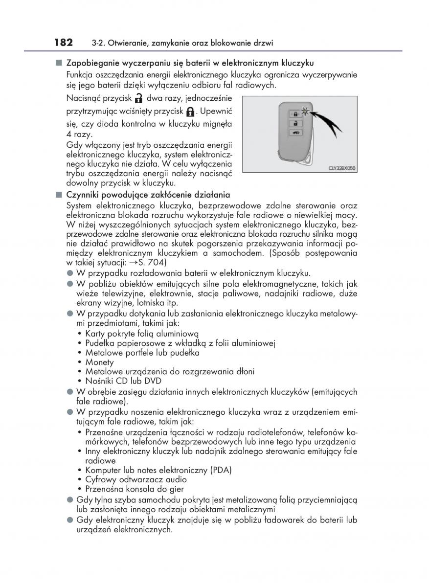 Lexus RX 450h IV 4 instrukcja obslugi / page 182