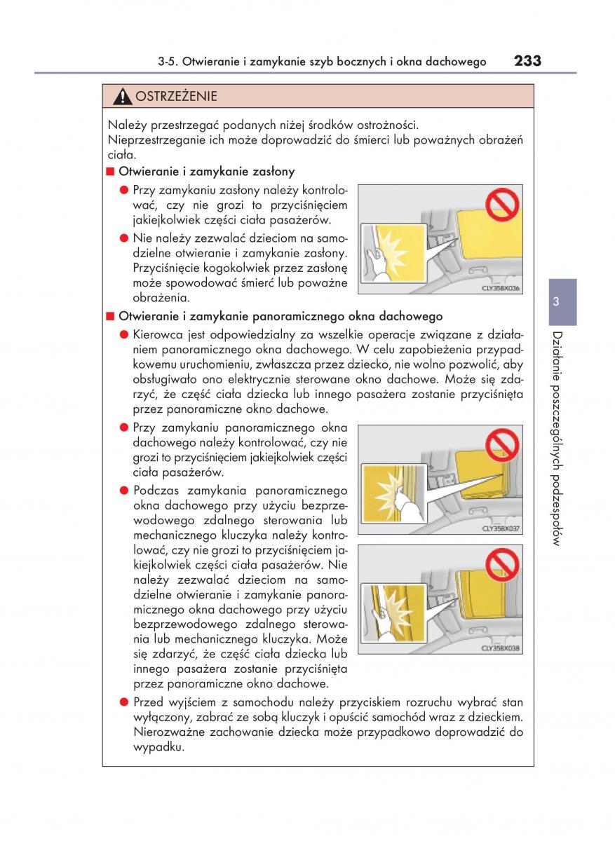 Lexus RX 450h IV 4 instrukcja obslugi / page 233