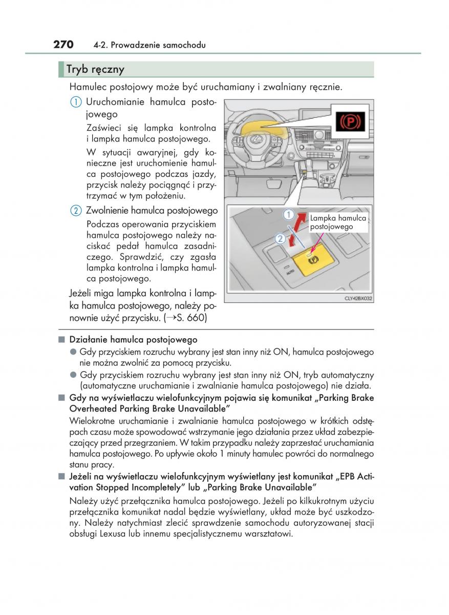 Lexus RX 450h IV 4 instrukcja obslugi / page 270