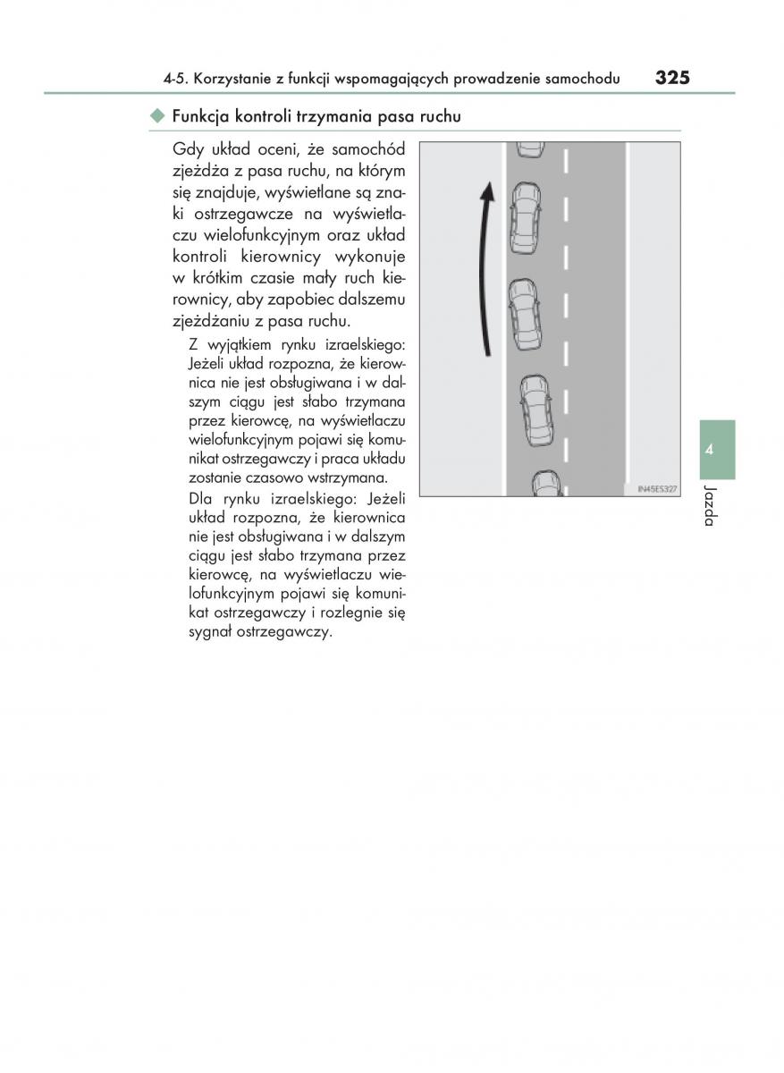 Lexus RX 450h IV 4 instrukcja obslugi / page 325