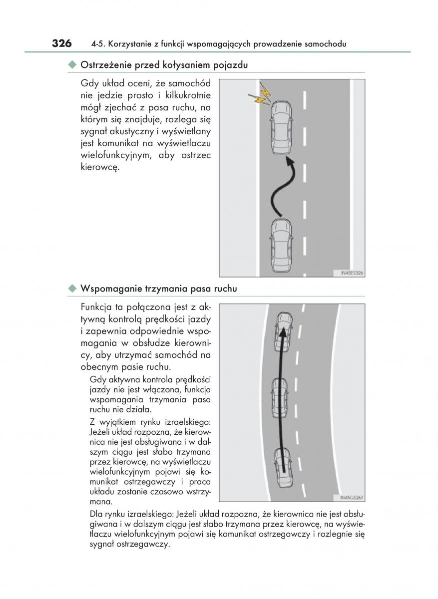 Lexus RX 450h IV 4 instrukcja obslugi / page 326