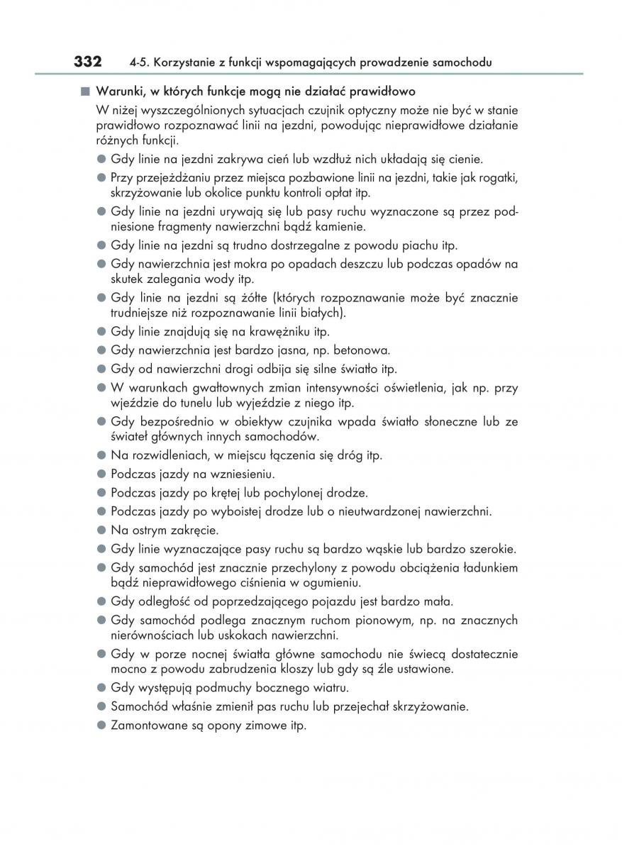 Lexus RX 450h IV 4 instrukcja obslugi / page 332