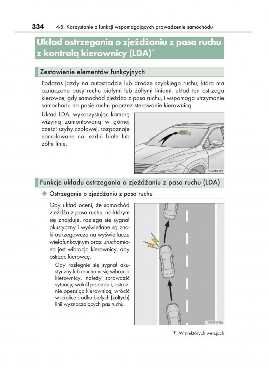 Lexus RX 450h IV 4 instrukcja obslugi / page 334