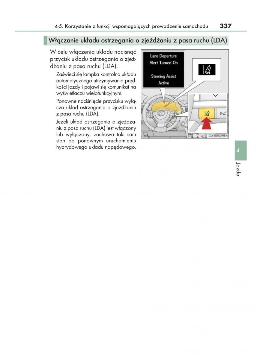 Lexus RX 450h IV 4 instrukcja obslugi / page 337