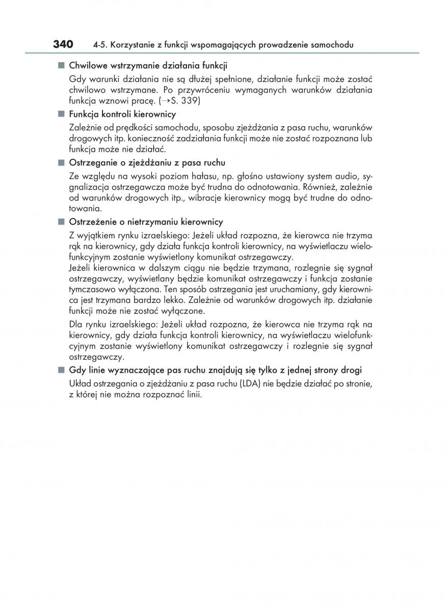 Lexus RX 450h IV 4 instrukcja obslugi / page 340