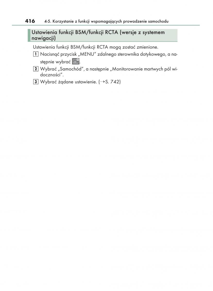 Lexus RX 450h IV 4 instrukcja obslugi / page 416
