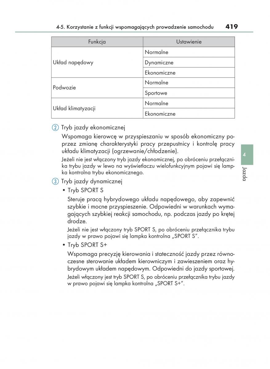 Lexus RX 450h IV 4 instrukcja obslugi / page 419