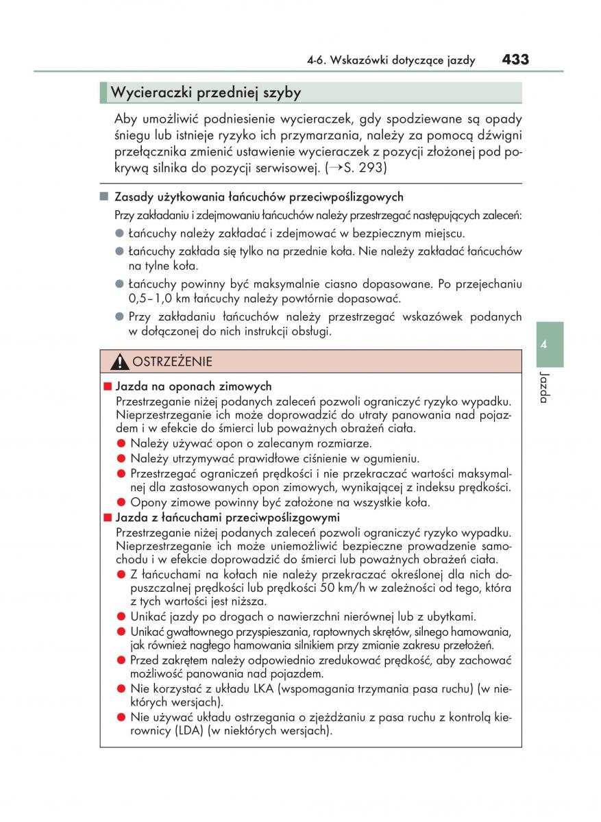 Lexus RX 450h IV 4 instrukcja obslugi / page 433