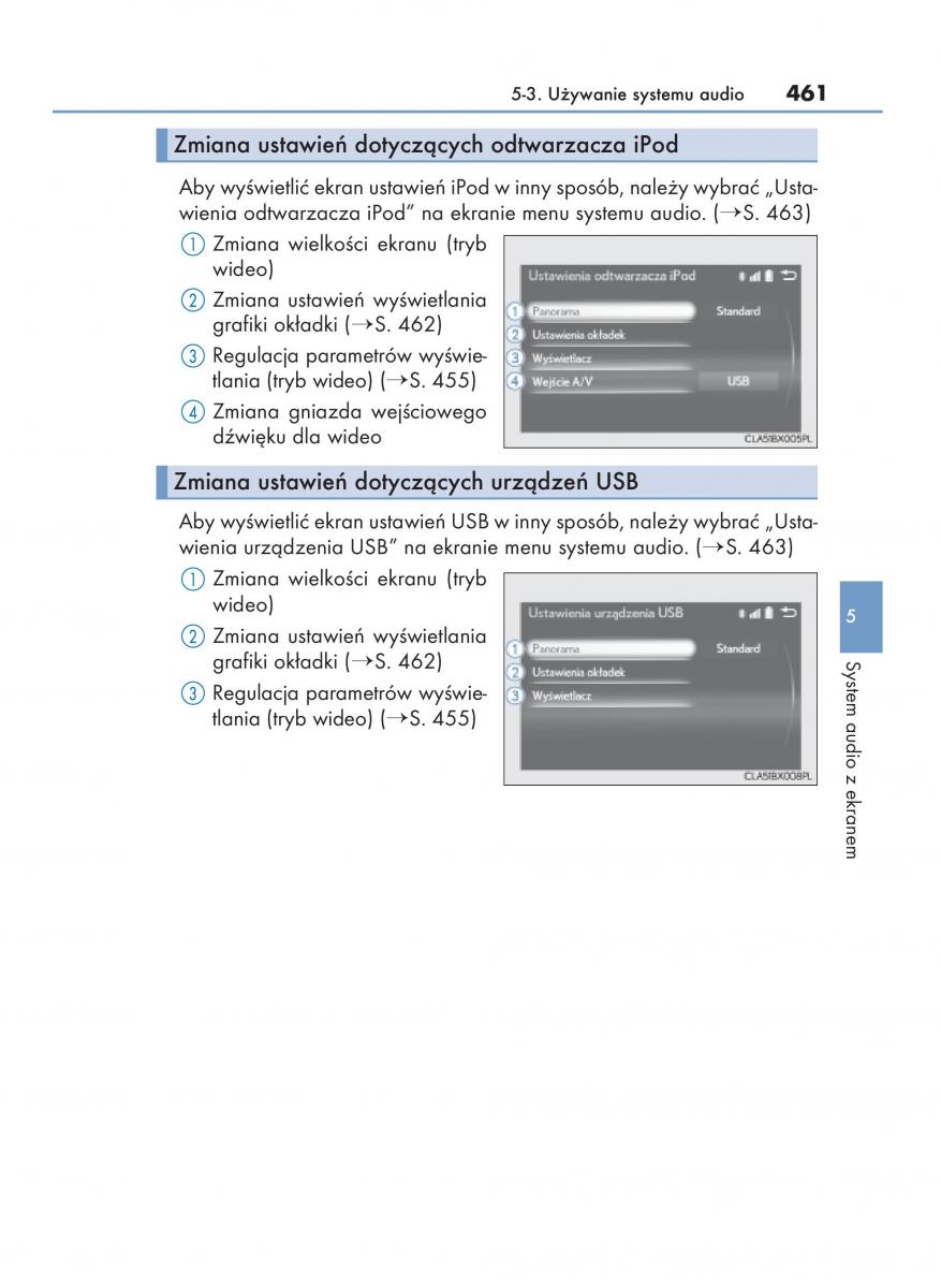 Lexus RX 450h IV 4 instrukcja obslugi / page 461