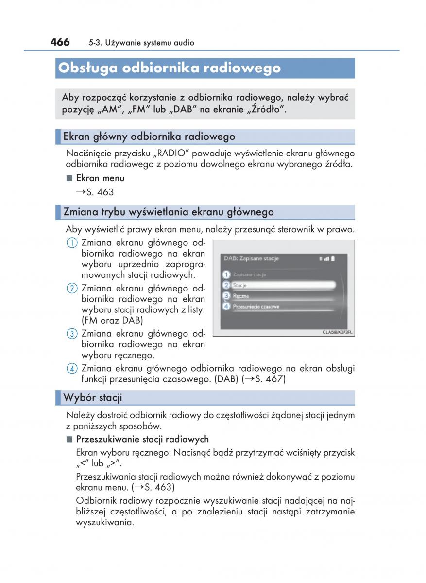 lexus rx 450h iv 4 instrukcja obslugi page 466 pdf