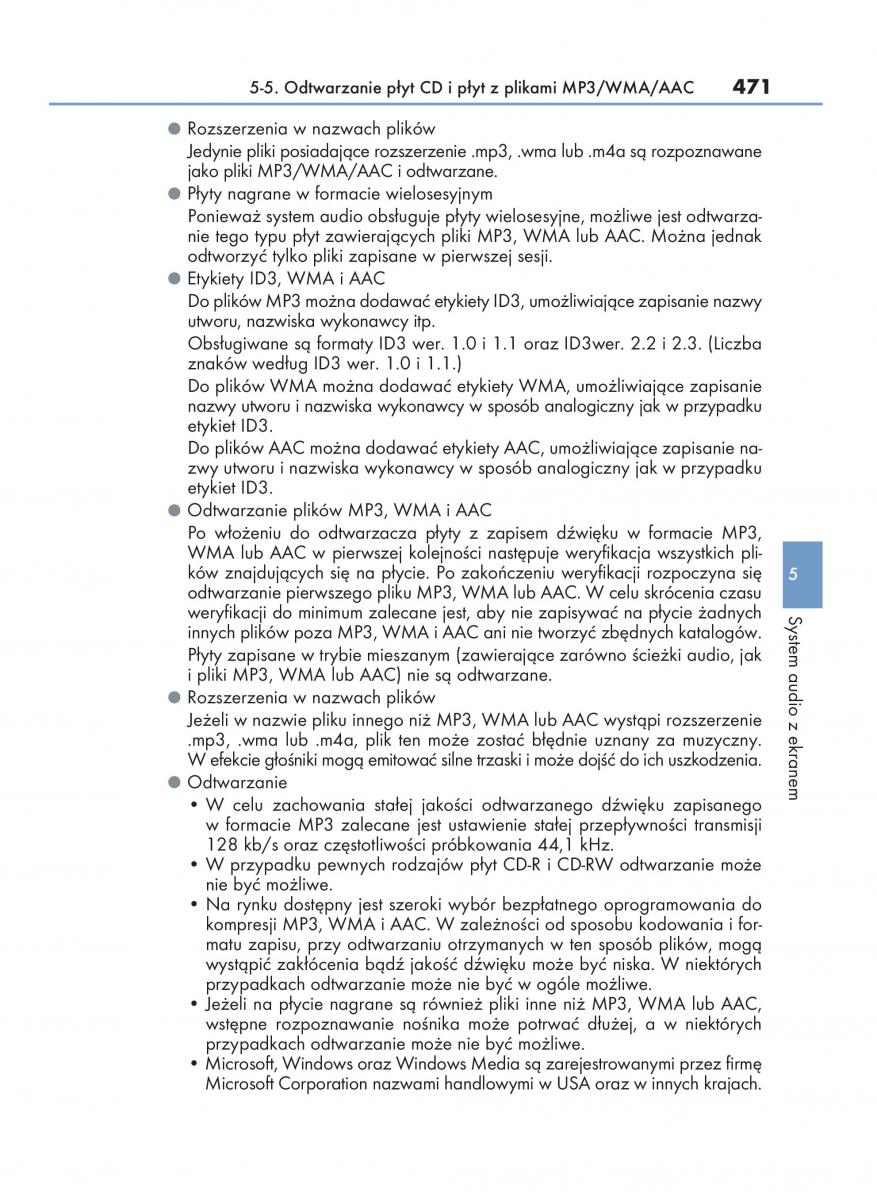 Lexus RX 450h IV 4 instrukcja obslugi / page 471