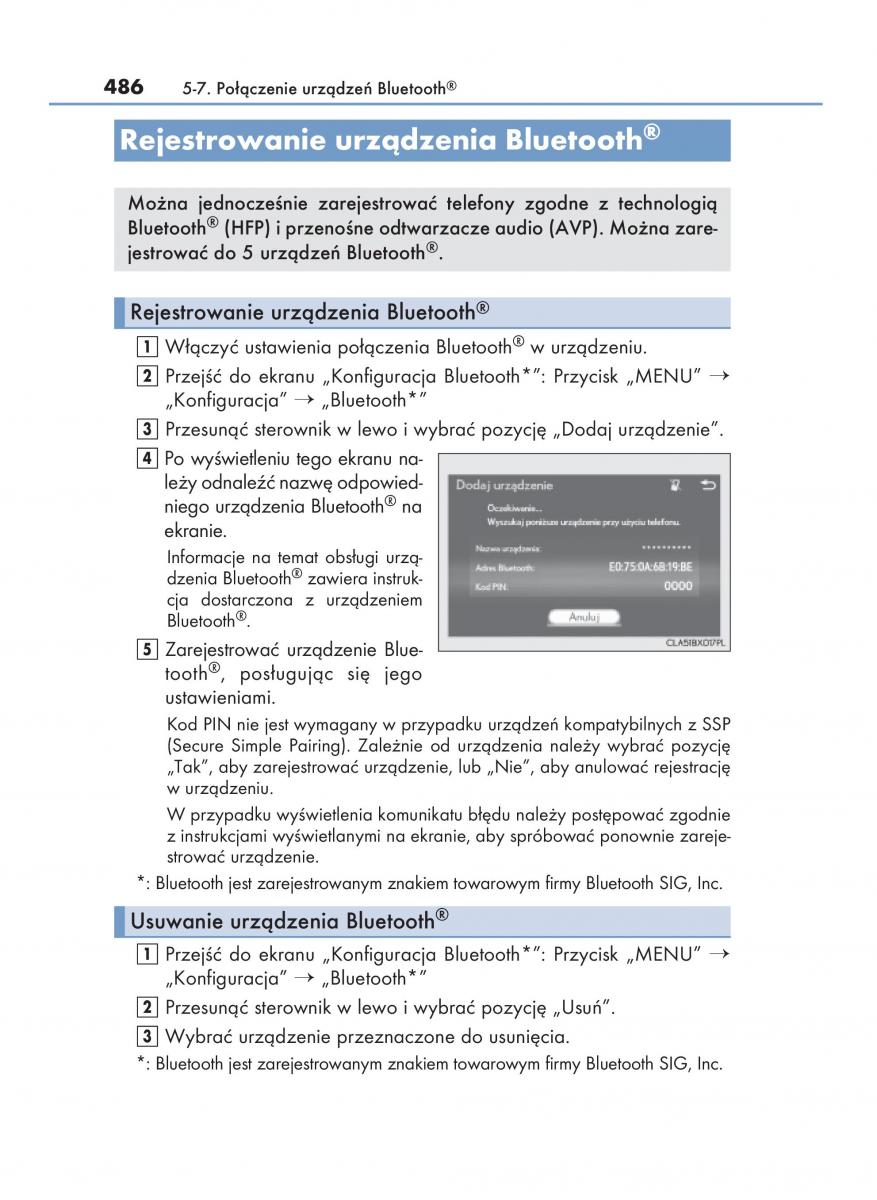 Lexus RX 450h IV 4 instrukcja obslugi / page 486
