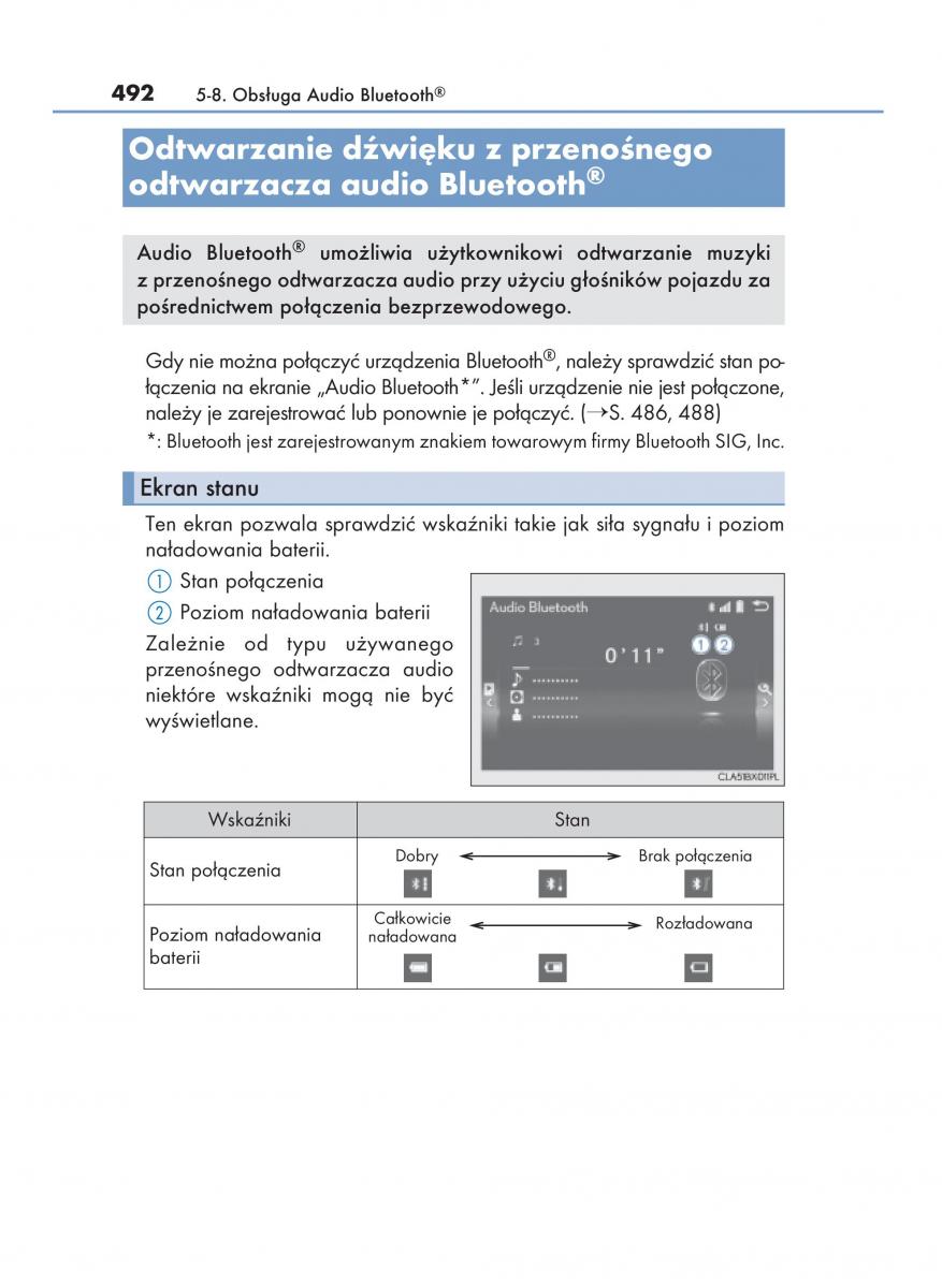 Lexus RX 450h IV 4 instrukcja obslugi / page 492