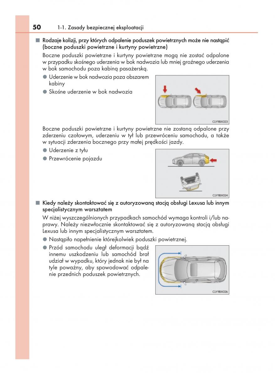 instrukcja obsługi Lexus RX Lexus RX 450h IV 4 instrukcja / page 50