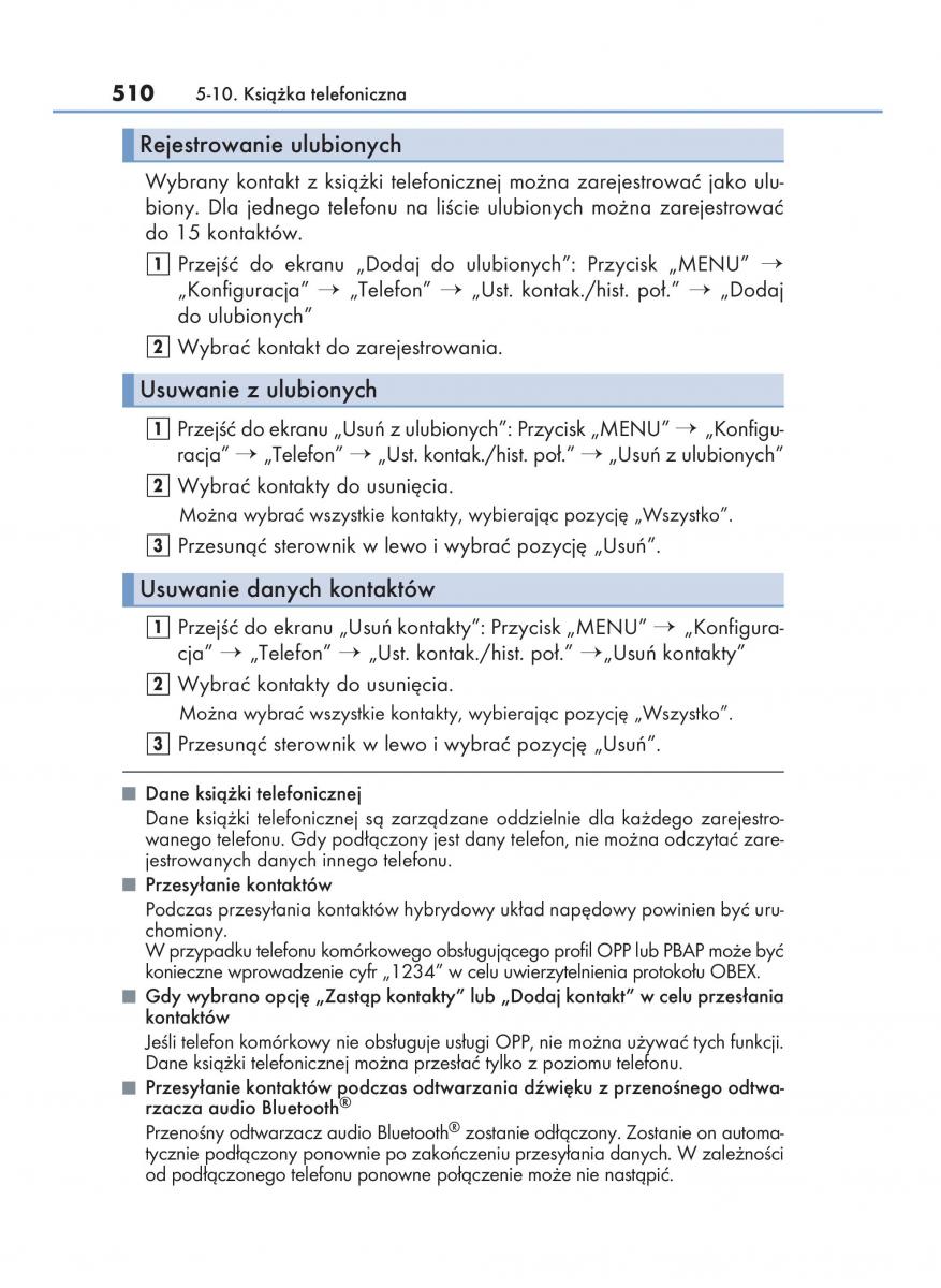 Lexus RX 450h IV 4 instrukcja obslugi / page 510