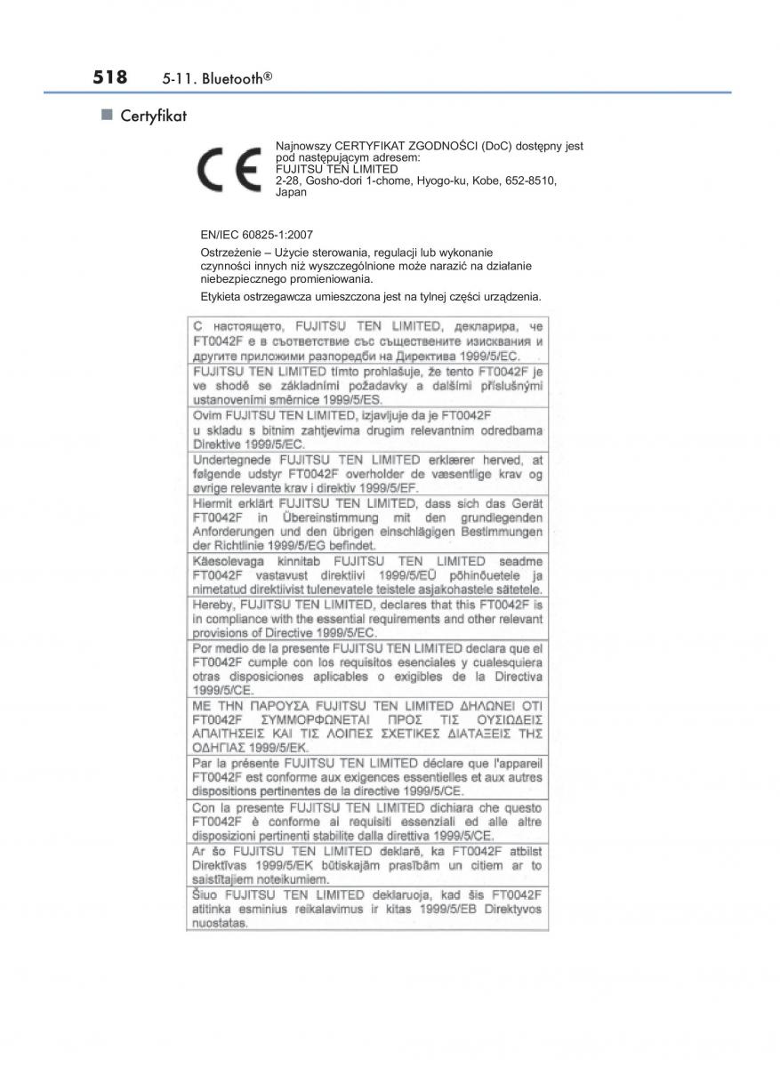 Lexus RX 450h IV 4 instrukcja obslugi / page 518